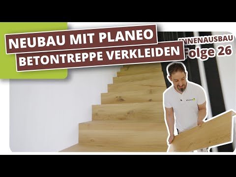 Betontreppe mit Parkett verkleiden @planeo_