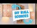 How to make a wall lamp / sconce