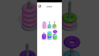 Hoop stack puzzle level 32