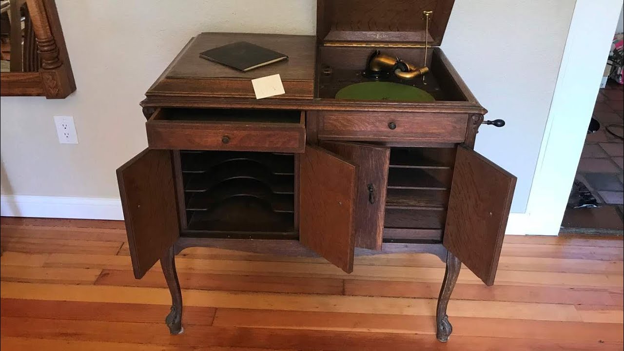 renovating a 1924 Victrola VV-215 (part 1) - YouTube