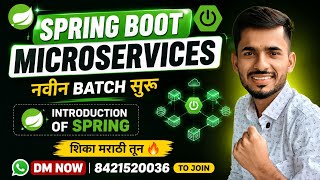 Spring Boot Microservices New Batch | 10 Modules of Spring 🔥 | aadiandjava