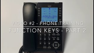 Video #2 - Function Keys - Part 2