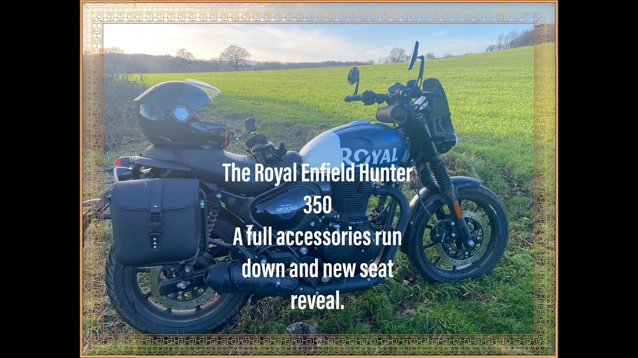 Royal Enfield Hunter 350 New seat reveal and fit. Plus my full