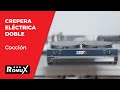Vídeo: Crepera Industrial Doble Eléctrica Sobremesa 6000 W ®Romux