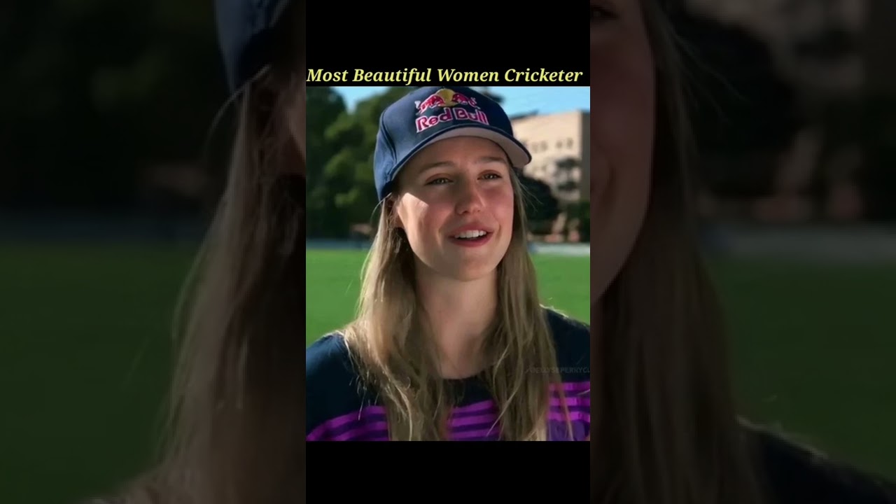 Most beautiful women cricketer, Ellyse Perry (from Australia) 