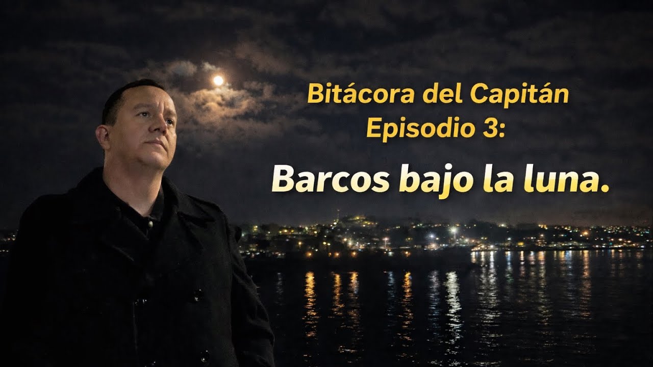 Barcos bajo esta luna hermosa.