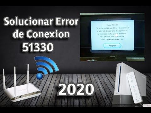 enchufe patata Fabricante Como Solucionar el Error de Conexión 51330 en Nintendo Wii 2020 - YouTube
