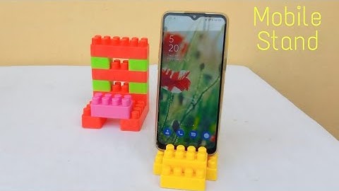 How to make a Mobile Stand with Blocks/Building Blocks for kids/Mobile Stand/Blocks Mobile Stand/