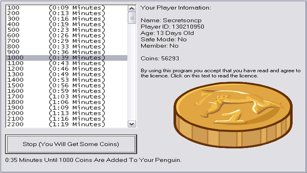 Playercard Generator – Club Penguin Mountains