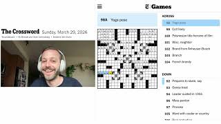 Attempting the SUNDAY Crossword | NYT New York Times Crossword March 29, 2026