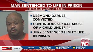 VIDEO: Man sentenced to life in prison for continuous child sexual abuse