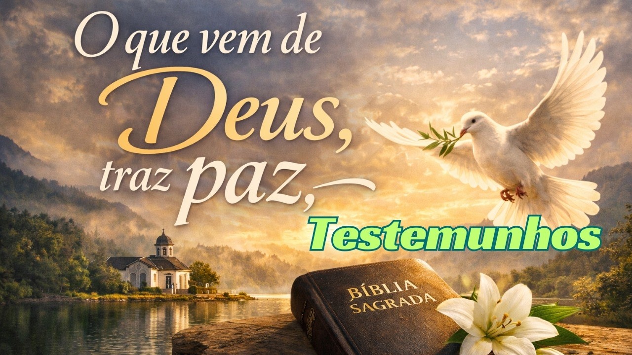 Testemunho lindo que vem de Deus traz Paz #testemunhos #testemunho #fe