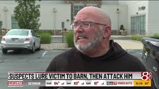 Columbus man attacked in abandoned barn