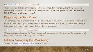 Famous How to Resolve kaptDebugKotlin Errors in Your Kotlin DAO SELECT Queries Profile