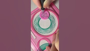 How many rotations did the pen make in total? 🤔 #Spirograph #satisfying #shorts