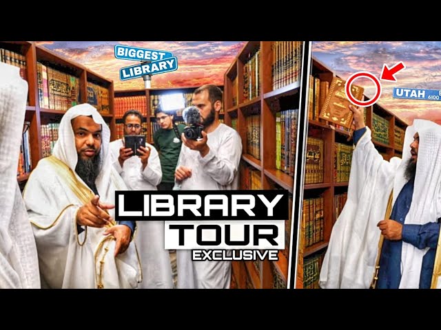 EXCLUSIVE Tour of BIGGEST Islamic LIBRARY in Utah | Must Watch! class=