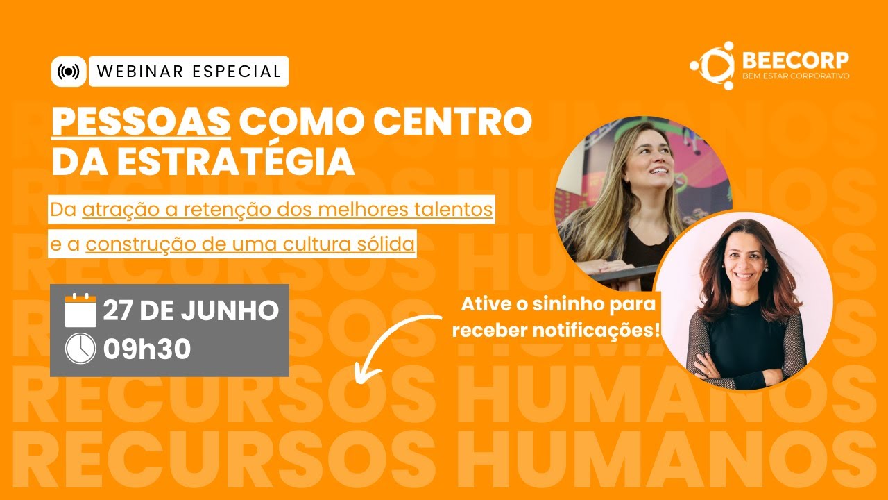 [Webinar Gratuito] PESSOAS como o centro da estratégia - Com Bárbara ...