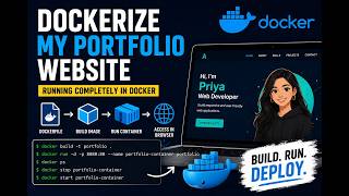 Dockerizing My Portfolio Website 🚀 | Docker Project Demo