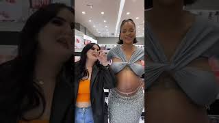 Mikayla Nogueira Meets Rihanna For Fenty