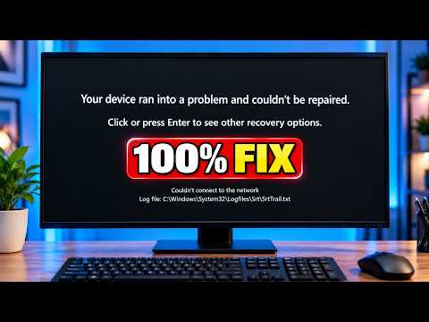 Your Device Ran Into a Problem and Couldn't Be Repaired | Windows 10/11 FIX
