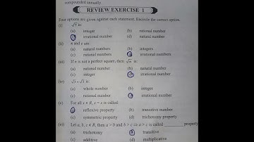 Mcqs (Chapter No 1) Class 9th Math new book #maths  #guidedmath #education