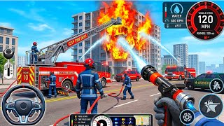 🚒Fire Truck Driving Simulator 3D Game | Fireman Simulator 2026 Android GamePlay | Heat Wave screenshot 1