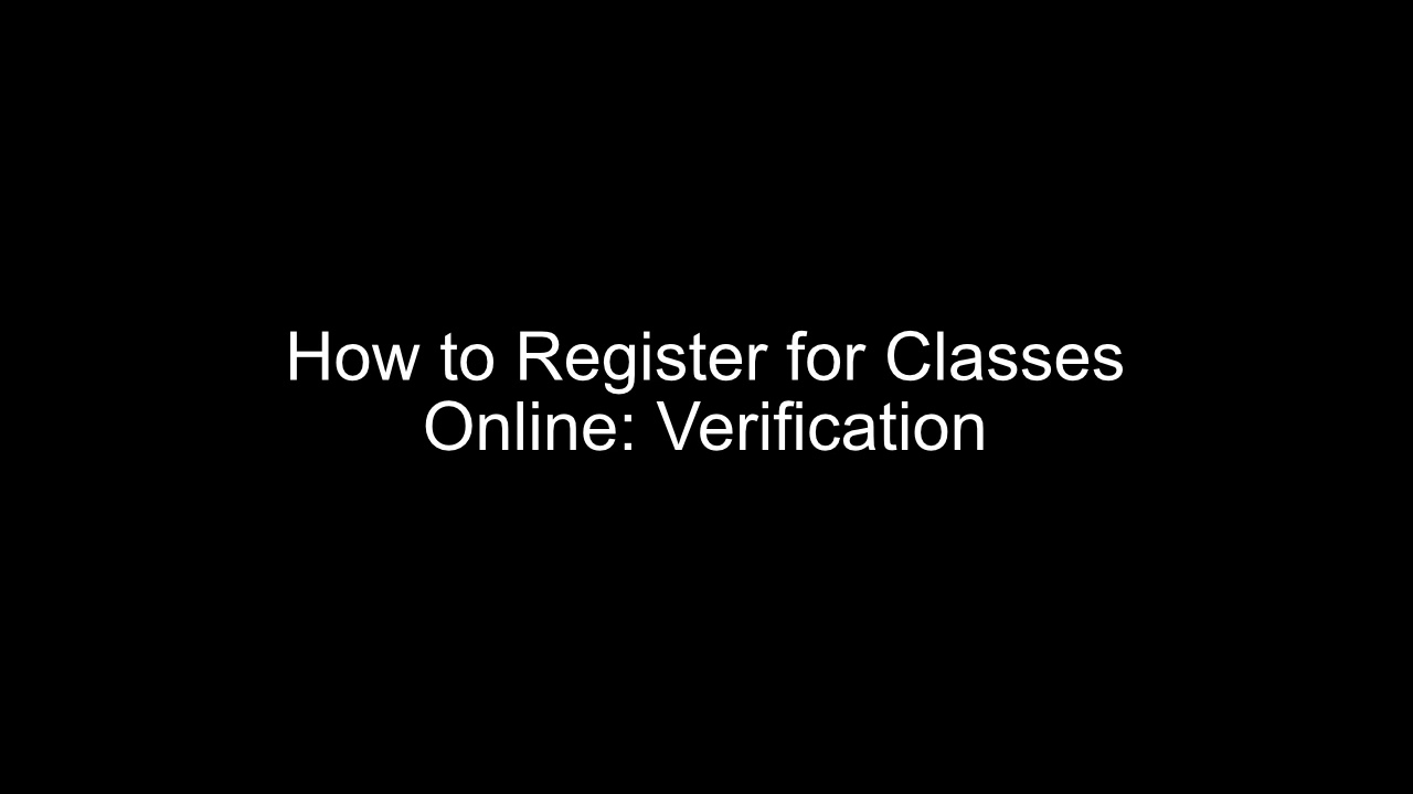 How To Register For Classes Part 2 YouTube