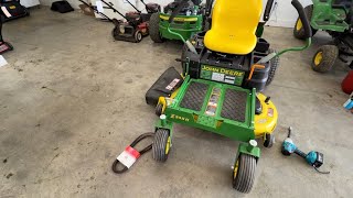 John Deere 345R Deck Belt Routing and Replacement 42” 