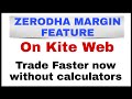 How to use Zerodha - Margin Calculator for Intraday Trading