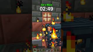 Can I get a Mace in 5 Minutes? #minecraft #gaming