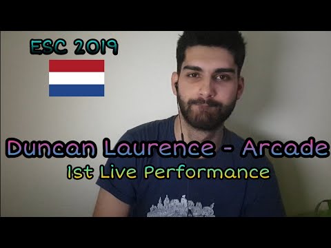 Duncan Laurence - Arcade (Reacting to 1st Live Performance - The Netherlands Eurovision 2019)