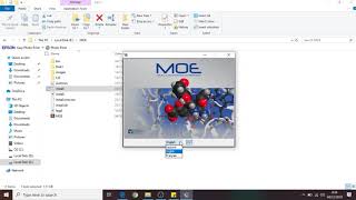 CARA INSTALL MOE (Molecular Operating Environment)