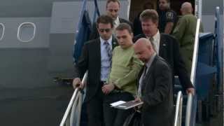 Luka Rocco Magnotta arrives back in Canada