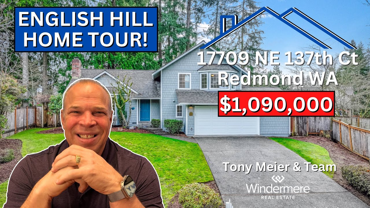 Redmond Home Tour: Fabulous 3 bed / 2.25 bath home on a large & quiet cul-de-sac lot in English Hill