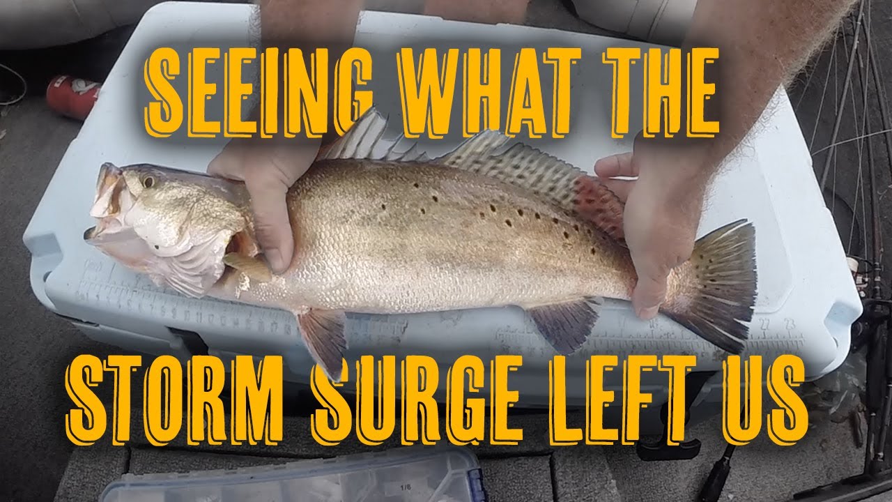 Fishing The Trestles In Lake Pontchartrain After Tropical Storm Beta