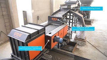 BAS® Aluminum Taint Tabor Recycling Plant - Ferrous / Non Ferrous Metal Separation