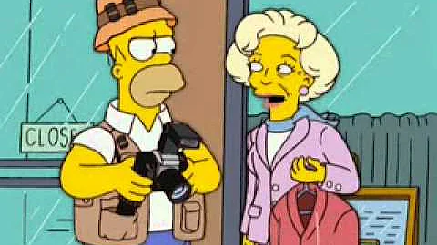 Betty White on The Simpsons