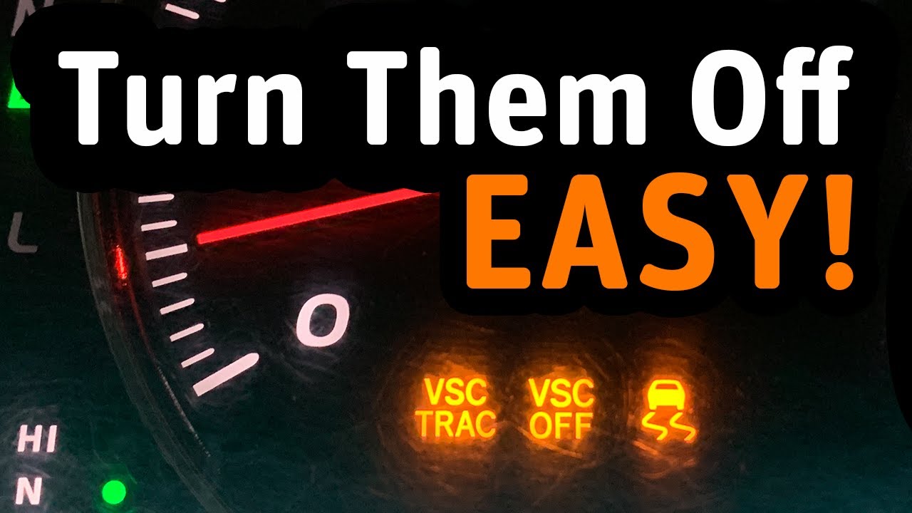 GX470 and 4Runner - How to turn off traction control, VSC (not through