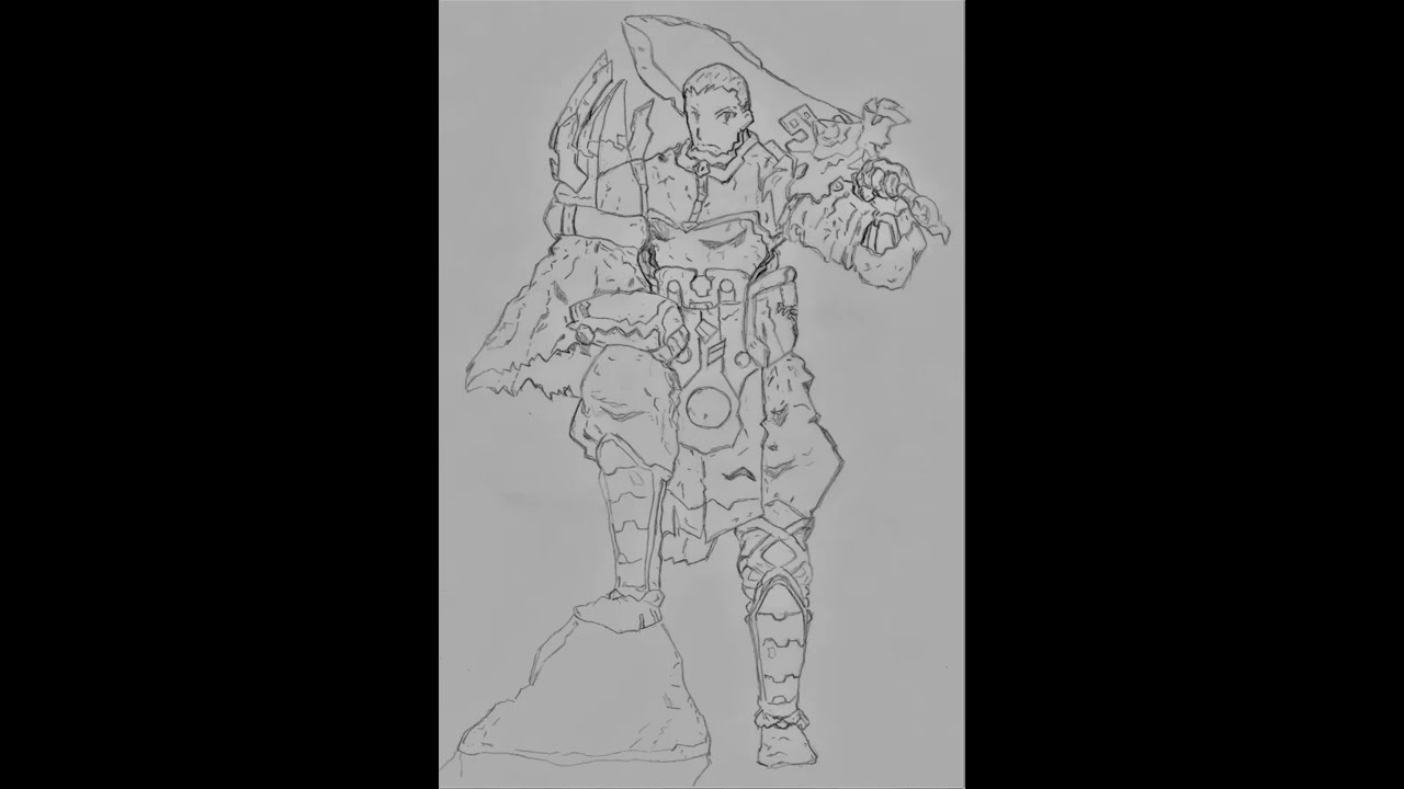 rough idea - hara kazuhiro/log horizon style oc sketch