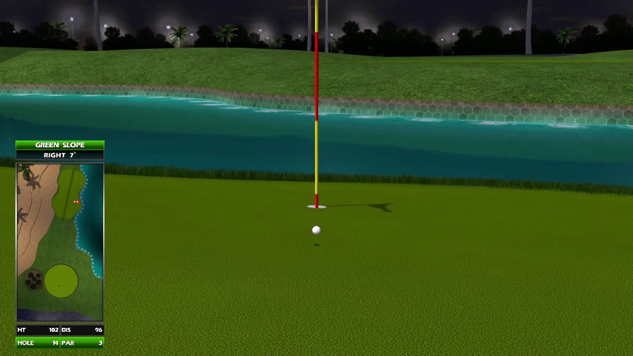 Golden Tee Great Shot on Royal Dubai!