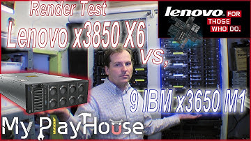 Levovo x3850 X6 with 120 threads, beats 9 older IBM x3650 M1 - 266