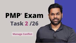 PMP ECO Tasks review | Task 2, Manage Conflict | People Domain