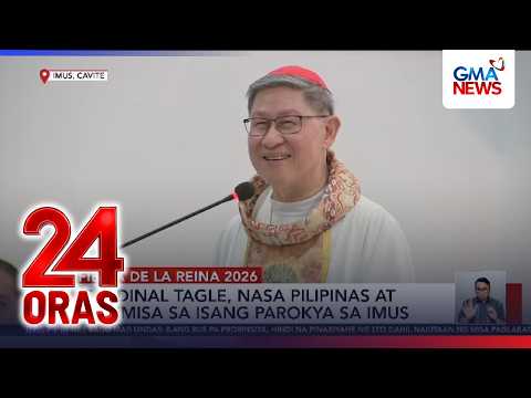 Cardinal Tagle, nasa Pilipinas at nagmisa sa isang parokya sa Imus | 24 Oras