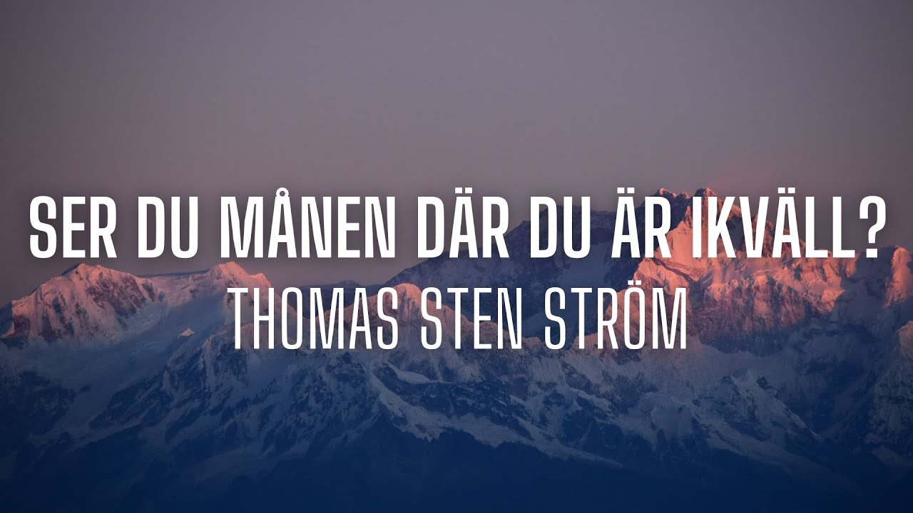 Thomas Stenström - Ser du månen där du är ikväll? (lyrics) Thomas Stenström - Ser du månen där du är ikväll? (lyrics)