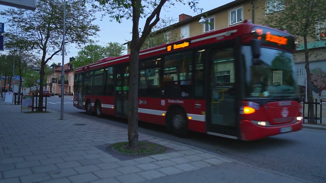 Sweden, Stockholm, bus 117 ride from Värsta Allé to Brommaplan