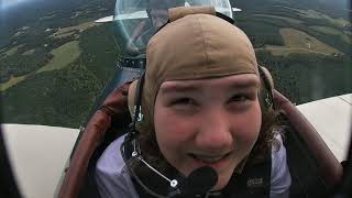 Maddie Flies High In A Starduster Too BIPLANE At Triple Tree Aerodrome 2023