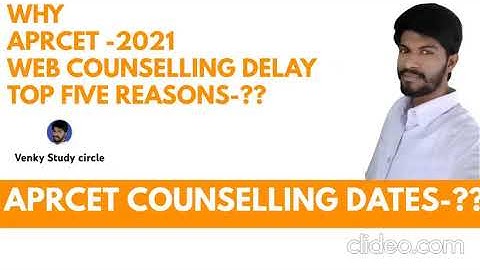 Aprcet counselling update tomorrow 8pm