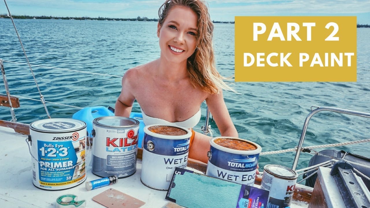 Painting our boat deck: Part 2