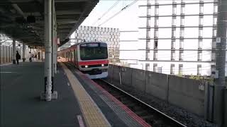 E231系0番台千ｹﾖMU5編成 各駅停車 府中本町ゆき @潮見