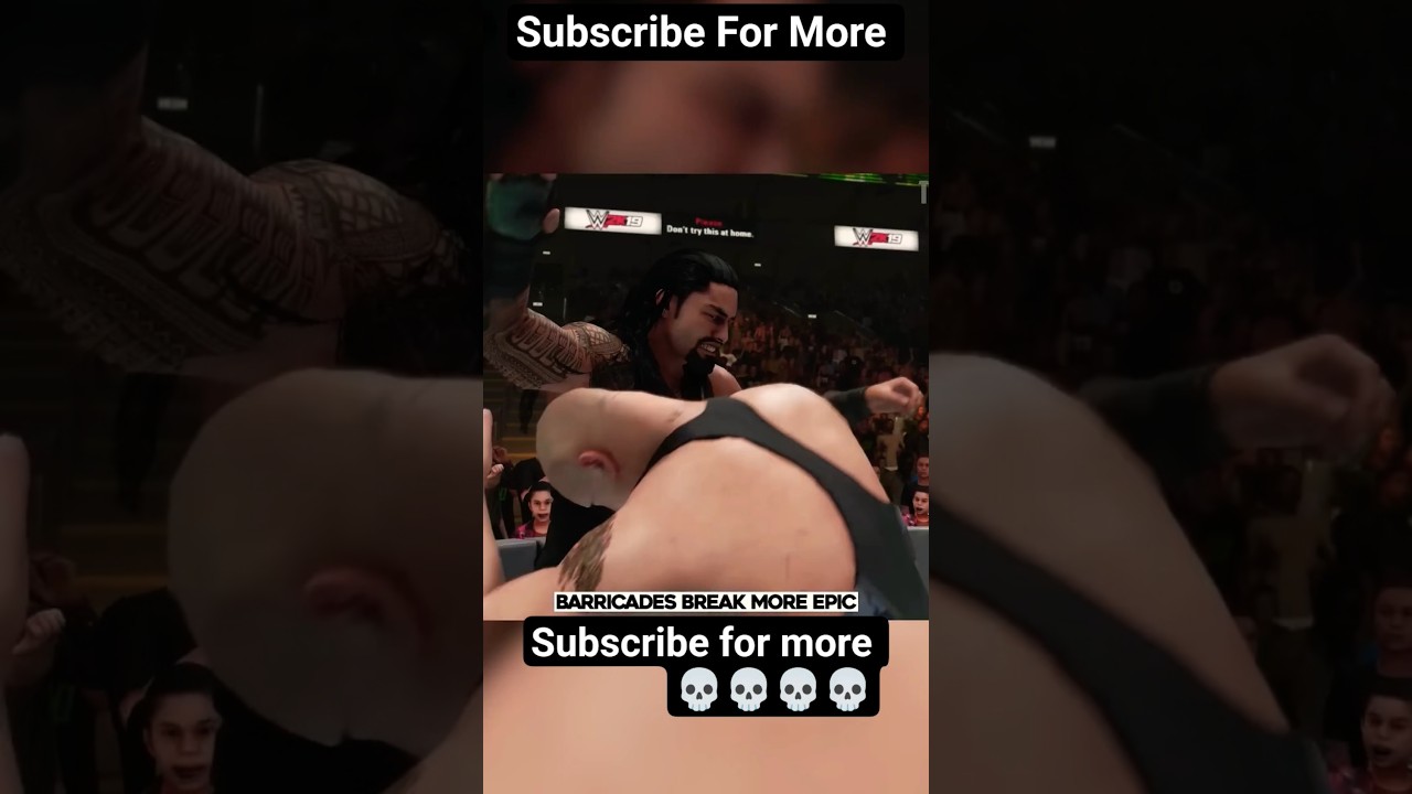 WWE Roman Reigns unleash the power 